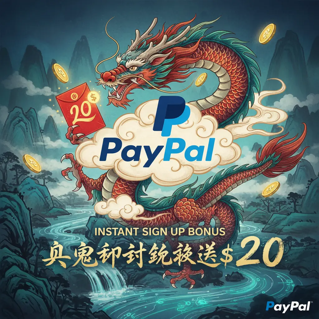 instant $20 sign up bonus - PayPal