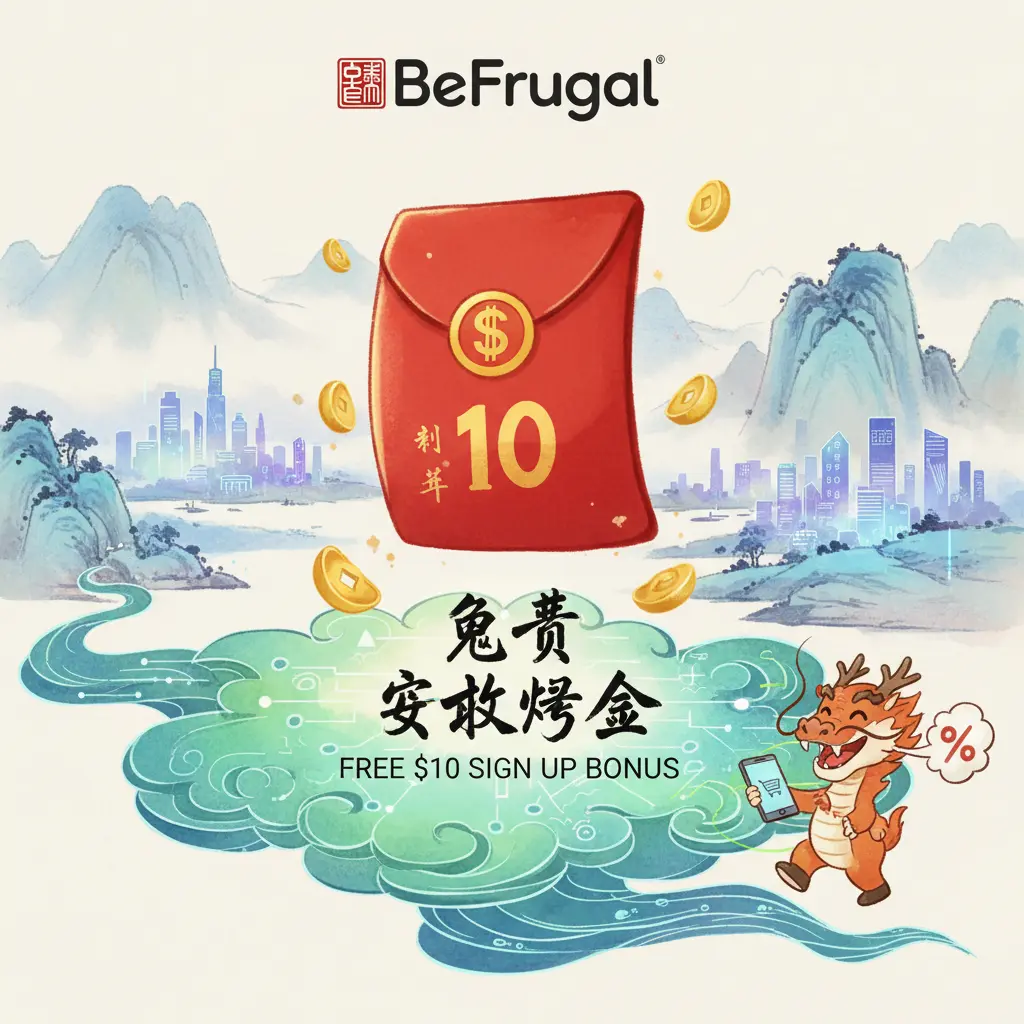 free $10 sign up bonus - BeFrugal